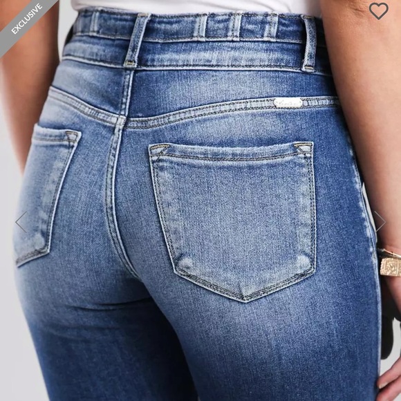 Kancan Signature Kurvy Ultra High Ankle Jean size 28 - Picture 4 of 12